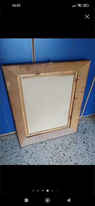 Cuadro religioso Virgen. Tiene 100 años