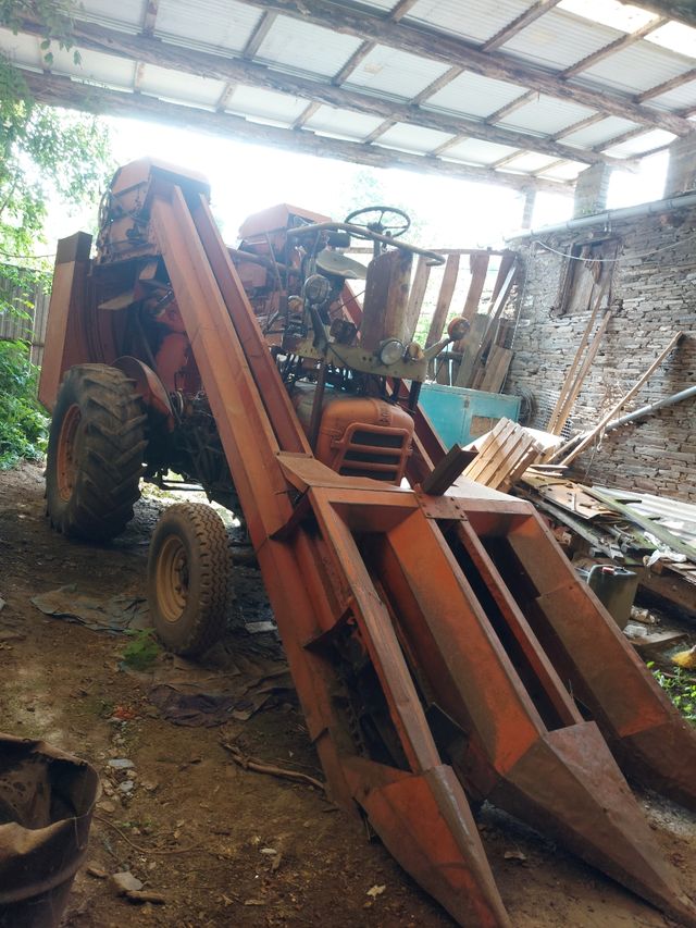 Recogedora de mazorcas de maiz