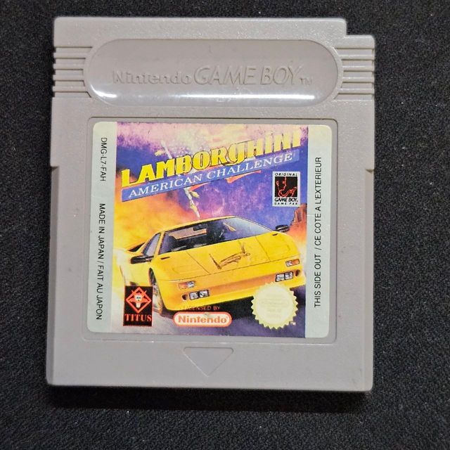 Lamborghini American Challenge Nintendo Game Boy