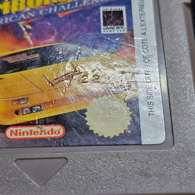 Lamborghini American Challenge Nintendo Game Boy