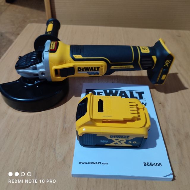 Radial Dewallt+ batería de 5ah