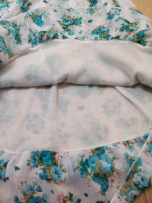 Vestido de seda y viscosa con tirantes f