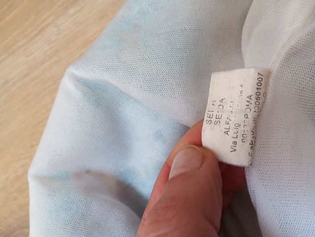 Vestido de seda y viscosa con tirantes f