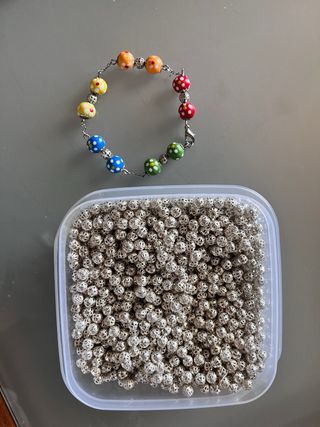 Perline per braccialetti orecchini collane