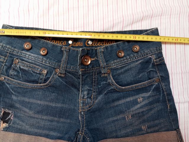 Short tejano Blanco talla 34