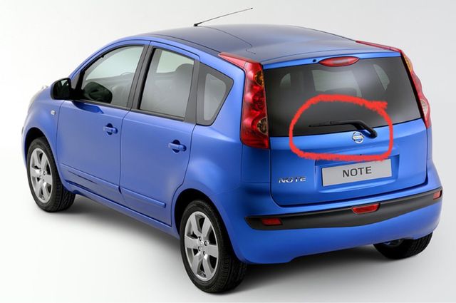 Limpiaparabrisas trasero nissan