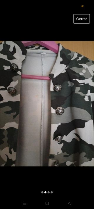 Blazer militar mujer