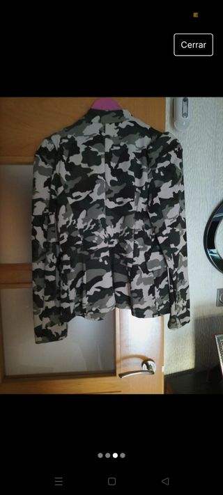 Blazer militar mujer