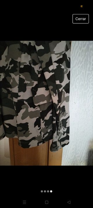 Blazer militar mujer