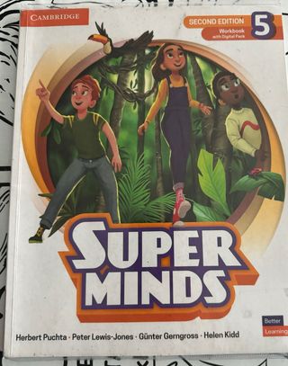 Cuadernillo inglés Super Minds 5ºprimaria