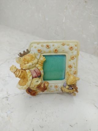 Piccolo portafoto in resina