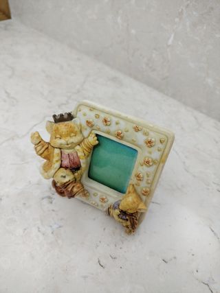 Piccolo portafoto in resina