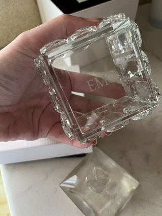 Emò Italia Scatola cubo in cristallo 7x11cm