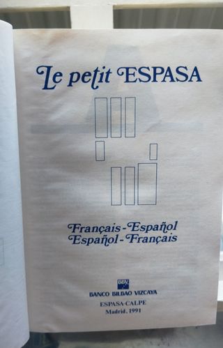 Diccionario Le Petit Espasa Français- Español, Esp