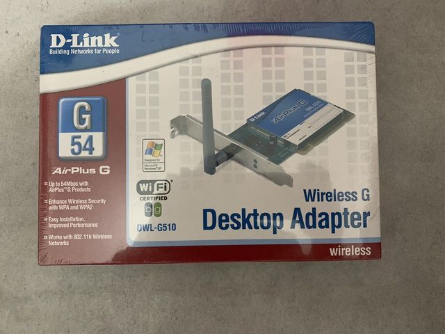 Tarjeta de red Wifi PCI D-Link DWL-G510