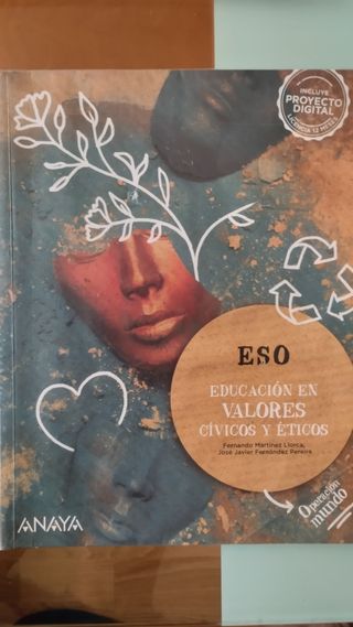 3°ESO Educación en valores cívicos y eticos Anaya