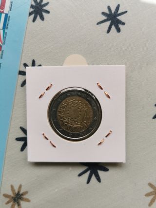 Moneda 2 euros Bandera de Europa España