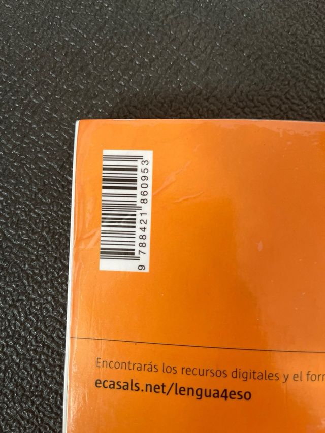 libro de texto de Lengua 4 Eso