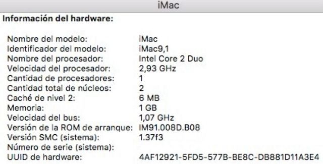 Placa base iMac 24” Early 2009
