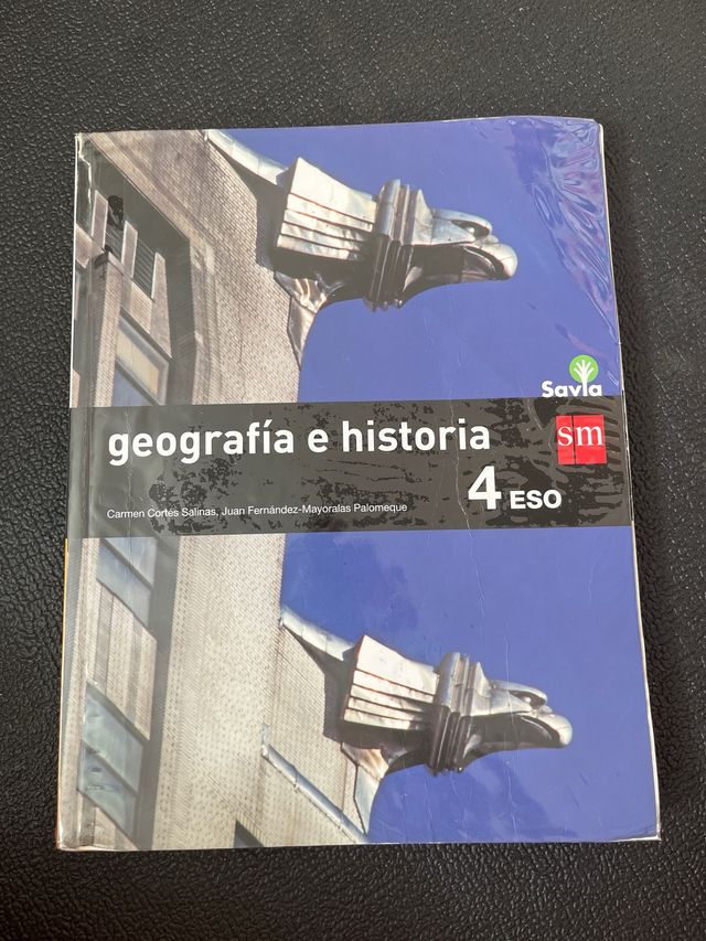 Libro de texto de Geografia e historia de 4 de ESO
