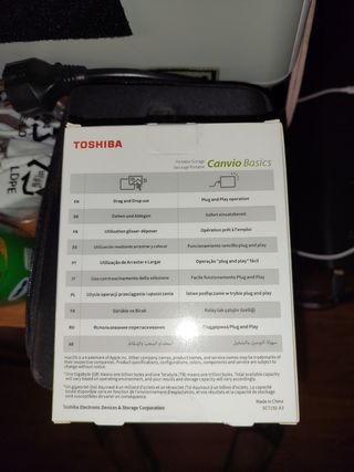 Hdd externo 2 tb thosiba