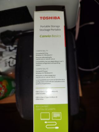 Hdd externo 2 tb thosiba