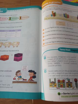 Libros de matemáticas 4°Primaria