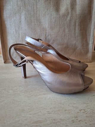 Sandalias tacón fiesta Estefania Marco