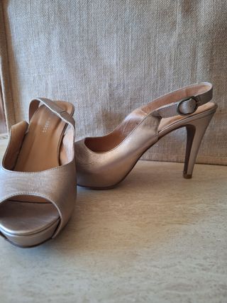 Sandalias tacón fiesta Estefania Marco