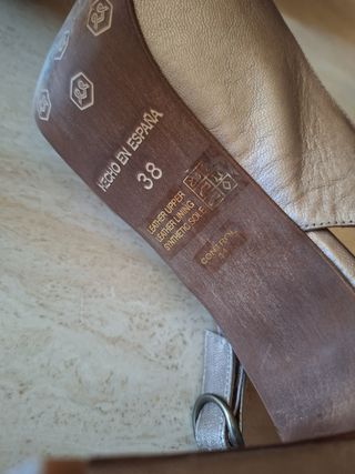Sandalias tacón fiesta Estefania Marco