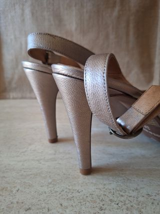 Sandalias tacón fiesta Estefania Marco