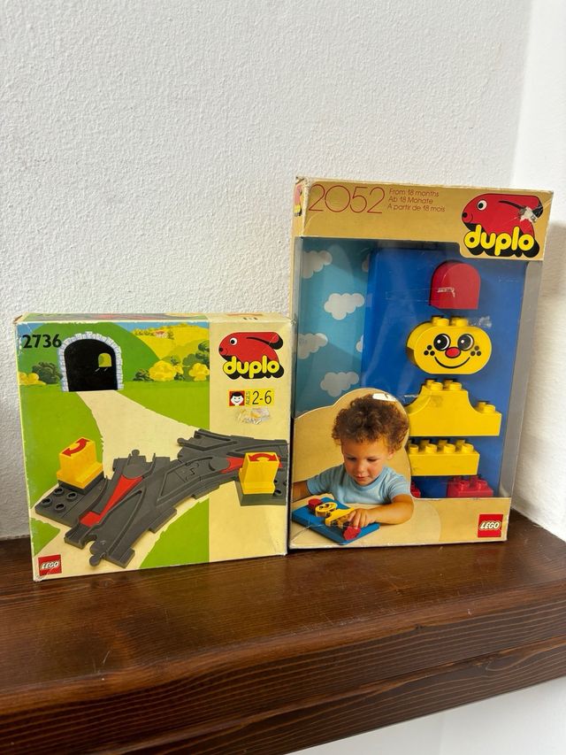 Coppia Lego Duplo vintage nuovi