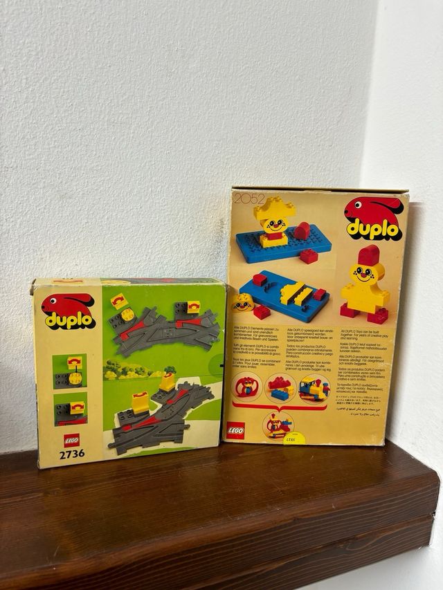Coppia Lego Duplo vintage nuovi