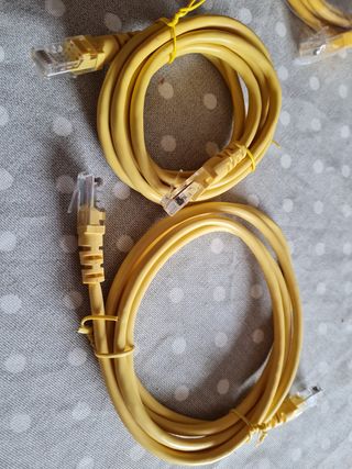 Lote de 3 Cables ethernet categoría 5E