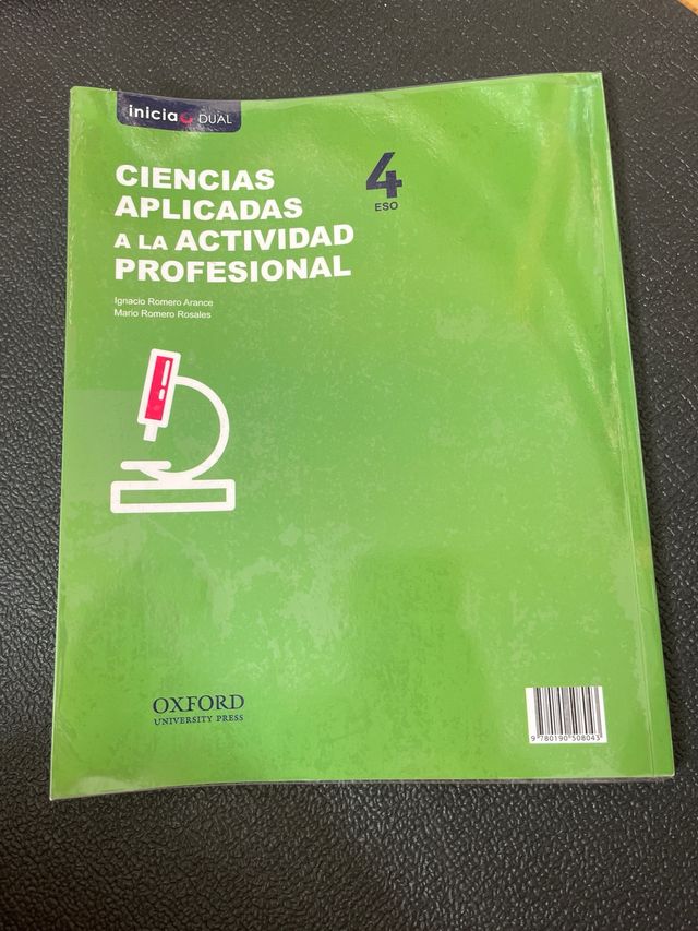 Libro CC aplicadas a la actividad profesional 4ESO
