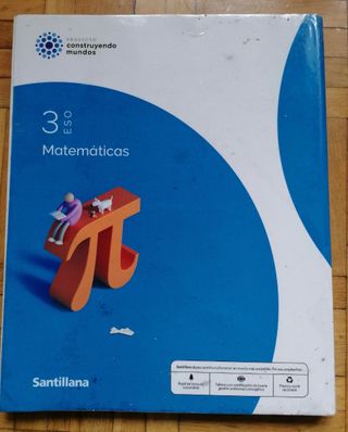 libro  de matemáticas de 3ro Eso Santillana 