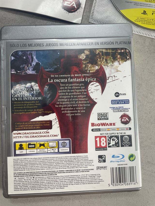 Dragon Age Origins PS3