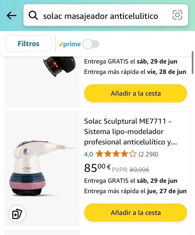 Masajeador celulitico solac