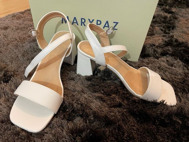 Sandalias Blancas Marypaz nº 37