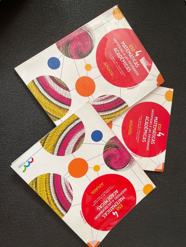 Libro de texto de Matemáticas 4ESO