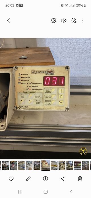 Máquina  de  soldar  alta frecuencia 