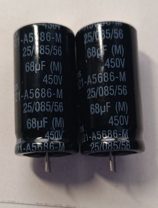 Condensadores electrolíticos Antiguos