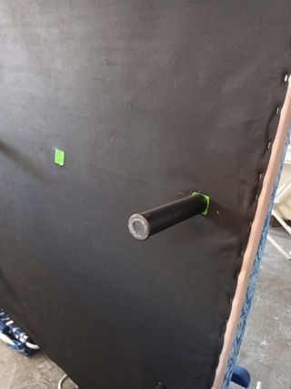 Sumier base tapizada  y colchón de 150