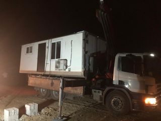 Portes con camion grua