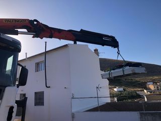 Portes con camion grua