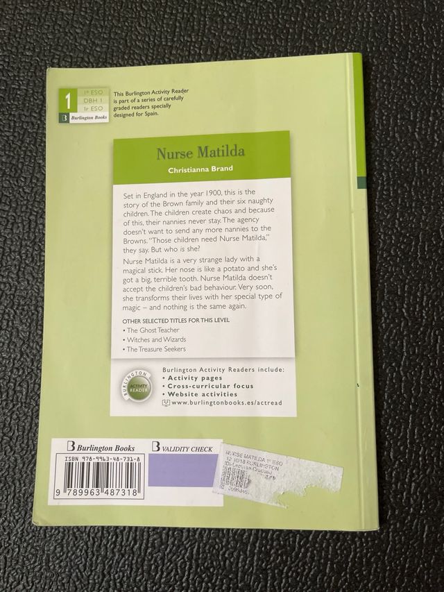 Libro en Inglés Nurse Matilda, Christianna Brand