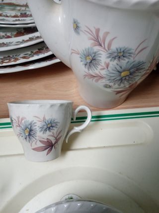 JUEGO DE CAFÉ PORCELANA