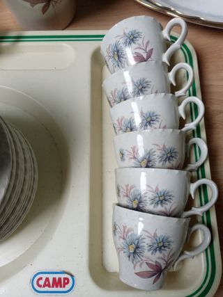 JUEGO DE CAFÉ PORCELANA