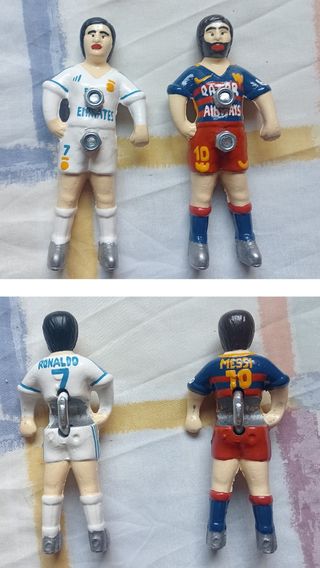 Muñecos duguespi Barcelona Real Madrid