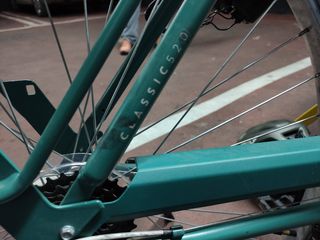 BICICLETA  URBANA CLASICA VERDE TURQUESA
